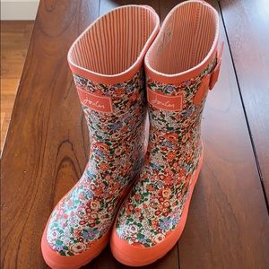 Girls Joules rain boots